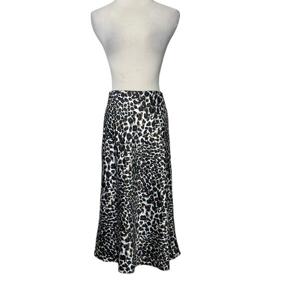 Express animal print midi A Line skirt size XS - Picture 1 of 13